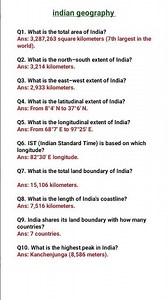 Indian Geography GK | Most Important Questions for All Competitive Exams