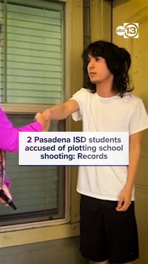 Two Pasadena ISD students have been charged after records state they allegedly conspired to participate in a school shooting. ABC13-Miya Shay talked to one of them today. https://abc13.com/18268460/ | ABC13 Houston