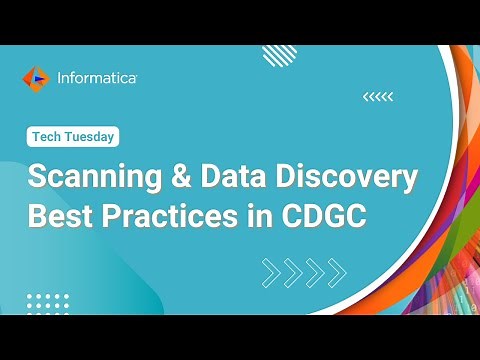 Scanning & Data Discovery Best Practices in Cloud Data Governance & Catalog