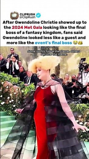 She didn't attend the event—she arrived to conquer it 👑 #GwendolineChristie
