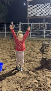 The kids are practicing for their first rodeo. The event requires them to catch a goat and snatch a ribbon off its tail, then put the ribbon in a bucket and raise their hands to stop the clock. Fastest kid wins. Don’t ask me how they came up with this stuff. Today goat ribbons, tomorrow bucking broncs. #rodeo #cowgirl #cowboy #goat #goats #animals #funny #training #practice #juniorrodeo #farming #farmlife #farm #homesteading #homestead | Alison Morrow