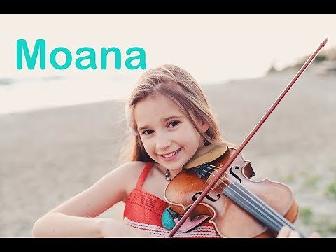 Moana (How Far I'll Go) - Karolina Protsenko - Violin Cover At The Ocean
