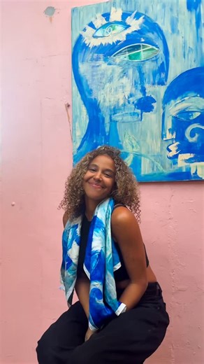 IDENTITY BOUTIK on Instagram: "Niska Garoute, known as “SKA,” is a Haitian-American artist whose vibrant work blends Afro-Caribbean and tribal Haitian influences. Through bold lines, rich textures, and symbolic forms, she creates powerful visual stories rooted in her heritage. 🎨💫 “I paint because it’s my most favorite form of release and healing.” - NISKA Guidance - I’ll be there to guide you when you feel most alone, your best friend, your anchor, your partner, your home. #identityboutikxnisk