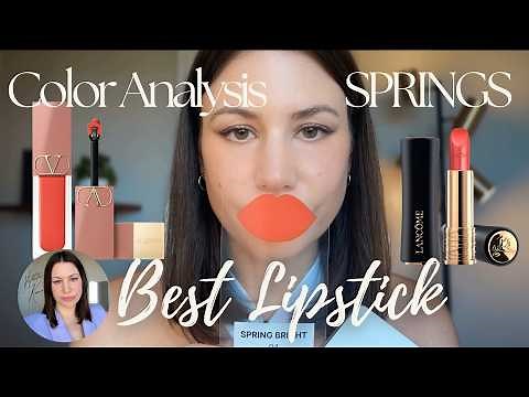 Spring Lipstick Shades Deep Dive | Bright Spring, Light Spring, Warm Spring Color Analysis