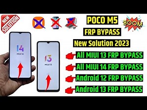 Poco M5 Frp Bypass | New Trick 2023 | All Poco Miui 13 / 14 Frp Unlock (No Need Pc)