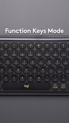 Logitech Support on Instagram: "How to switch between Media keys and FN keys on your Logitech keyboard The support team does not respond to all comments. If you need technical support beyond the video, please reach out at https://support.logi.com"