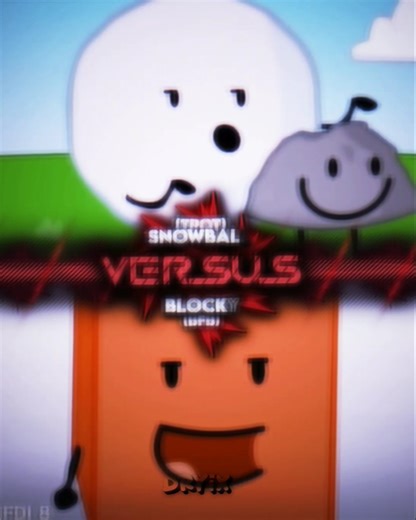 Snowball vs Blocky #bfb #bfdi #edit #tpot #shorts