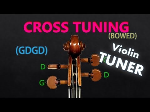 Fiddle Tuner - GDGD Cross Tuning (Bowed) (A=440) Sawmill Tuning