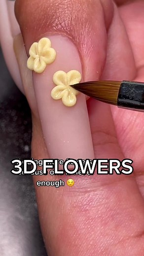 3D Flowers Nail Art Tutorial