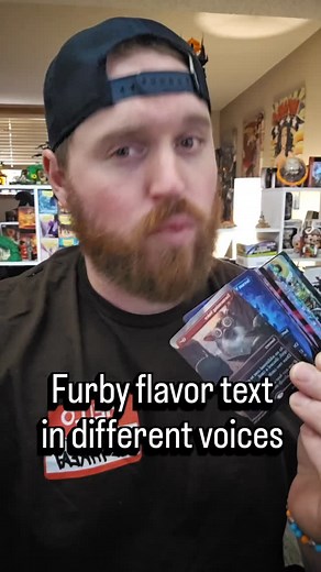 Reading Magic the Gathering flavor text in different voices. Furby edition! | Robert Red Beard MTG