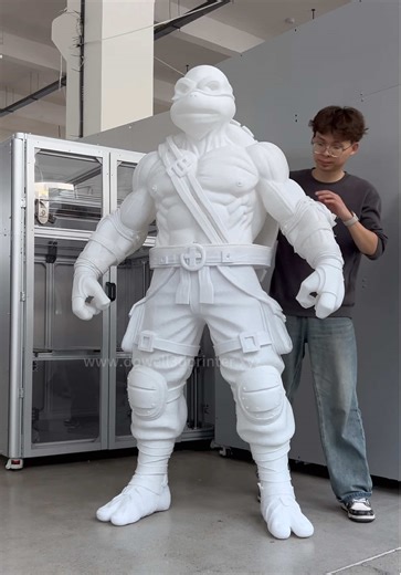 Teenage Mutant Ninja Turtles – 1.8M 3D Printed by Dowell 🐢🍕🐀⚔️