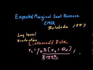 Revenue Management - EMSR - Part 1