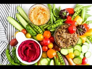 Homemade Crudités Platter with Three Dips