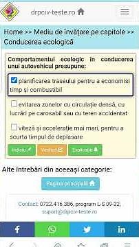 #4Intrebari explicate drpciv. Comportamentul ecologic in conducerea unui autovehicul. #short
