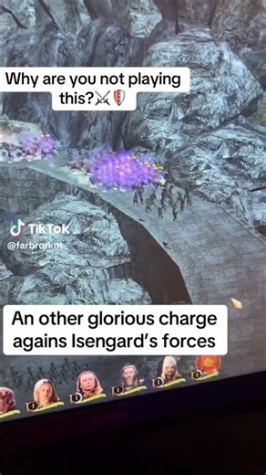 Age of the Ring Rohan charge at Helm´s Deep #ageofthering #lordoftherings #lotr