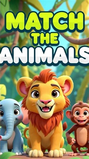 Match the Animals | Fun Learning for Kids