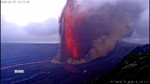 Watch Hawaii’s Mount Kilauea spew lava thousands of feet into air