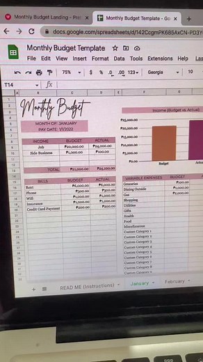 Track Your Monthly Budget with Google Sheets Budget Tracker