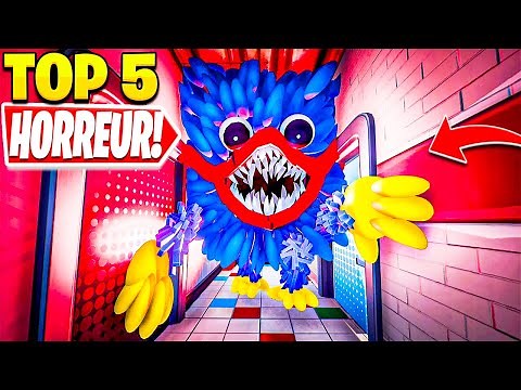 *TOP 5* Des MEILLEURES Map HORREUR FORTNITE [CODE] (Chapitre 3)😱