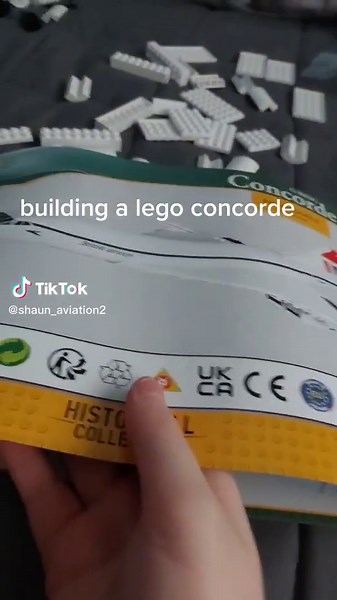 Building a LEGO Concorde Model Step-by-Step