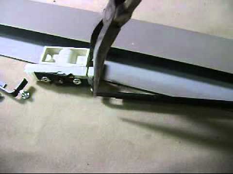 Haworth lock device lateral file cabinet remove and replace