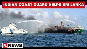 Indian Coast Guard's sends 3 ships to aid fire-fighting operations onboard MV XPress Pearl Watch more on Republic World ► http://bit.ly/2QoRSt0 | Republic