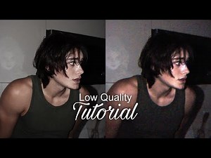 How to Make Your Photos Look Aesthetic Vintage & Low Quality (Easy Tutorial) ✨🤎