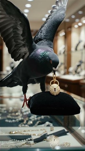 Kabootar soney ki chain chonch mein daba kar ur gayi #shorts #pigeon