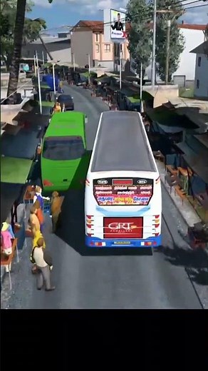 TNSTC Bus Driving Through Busy Town Road 🚌 | Realistic Bus Simulator