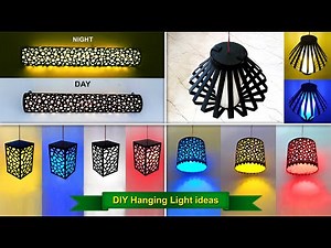Amazing 4 Hanging Light Making ideas | DIY Hanging Fancy Light ideas
