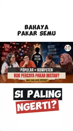 Bahaya Pakar Semu yang Populer Tapi Belum Tentu Dia Si Paling Benar #digitalliteracy #pakar #palsu