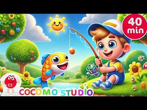 40 Minutes Fun Once I Caught a Fish Alive 🐟 | Counting Numbers Nursery Rhyme for Preschool Kids