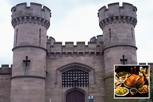 What prisoners will eat for Christmas dinner inside maximum security jail