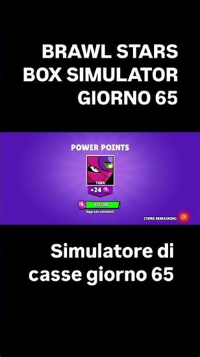 Simulatore di casse giorno 65