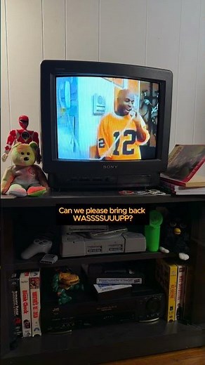 Can We Please Bring Back WASSSSUUUPP? | Budweiser Wassup Commercial on a Real CRT