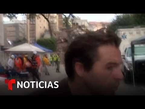 Así sorprendió un nuevo terremoto a Julio Vaqueiro en Venezuela | Noticias Telemundo