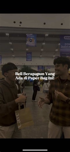 Beli berapapun yang ada di paper bag ini!