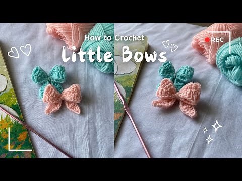 How to Crochet a Bow 🎀✨ | Detailed & Step-by-Step Crochet Tutorial | Crochet for Beginners