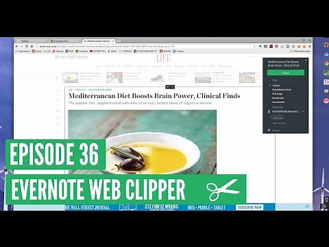 How to Use Evernote Web Clipper (Basics)