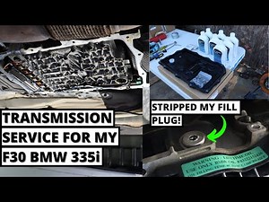 ZF 8HP Transmission Pan Replacement + Fluid Change on My F30 BMW 335i