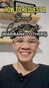 “How to Request a Bank Certificate sa MariBank 💗 At paano rin sa BDO, BPI, Metrobank, or Landbank? Eto na ang mabilis na guide — para hindi ka na malito! 💳✨ #BankTipsPH #MariBankGuide #FinancialHowTo #LearnOnReels #CreateWithHeart | Janeth Reanzares Penaranda