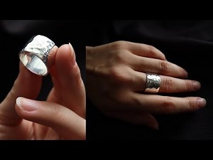 How to make a Hammered Sterling Silver Ring