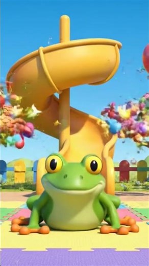 “Cute Dancing Frog in Playground 🐸🎉 | Funny Kids Animation Shorts” #kidsshorts