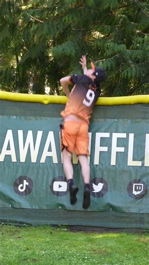 Best Catch in Wiffle History?🤯 #dingersornothing #wiffleball #baseball #shorts