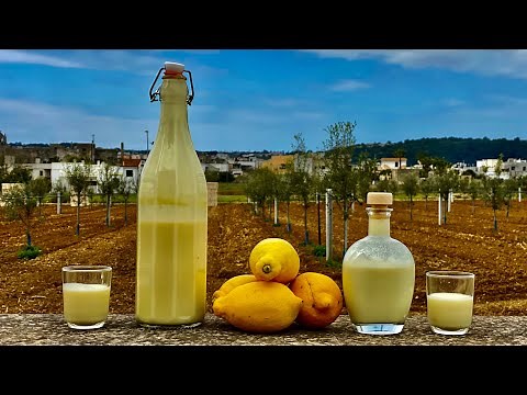 LIMONCELLO CREAM Liqueur 🍋 Original Italian recipe + Alternative recipe with Vodka