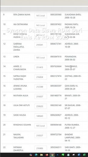 Sudah Update lagi, Tutorial Cara Syncrone data Siswa dari emis ke RDM 2025 silahkan cek channel kami