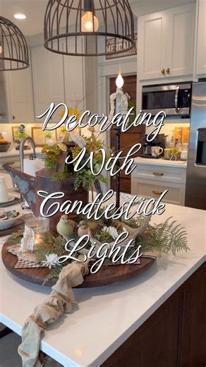 Our Honeycomb House on Instagram: "Welcome to a new week on #vintagegalscreate !!! 🤍 Today I have a really fun idea—and it’s something you probably had years ago… and maybe even got rid of. Yep. Candlestick lamps. We used to have them everywhere. I remember them on the fireplace, in the dining room—usually with those god-awful burgundy shades 😆 Well, what’s old is new again because I’m using them once more—and I’m loving them. It is cold here in Alabama. Like super cold. We’re even talking sno