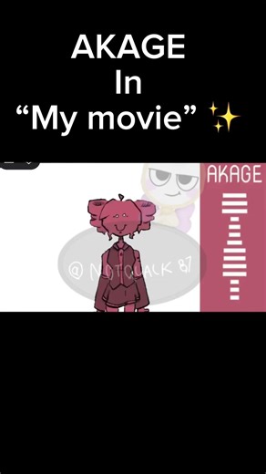 Akage recreated in “my movie” #vocaloid #animation