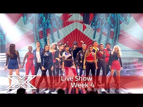 The Contestants open the show with DNCE | Results Show | The X Factor 2016