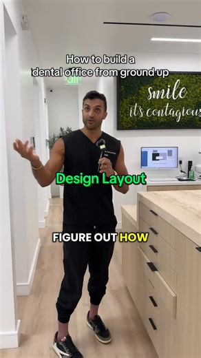 Dr. 𝑻𝒂𝒓𝒊𝒒 𝑱𝒂𝒃𝒂𝒊𝒕𝒊, 𝑫𝑫𝑺 on Instagram: "How to build a dental office from ground up. In this video, I show you all the steps I took in order for me to get this dental office up and running. Everything from permits to contractors it takes a lot to start in office if you want to learn more follow for more. #dentist #fyp #business"